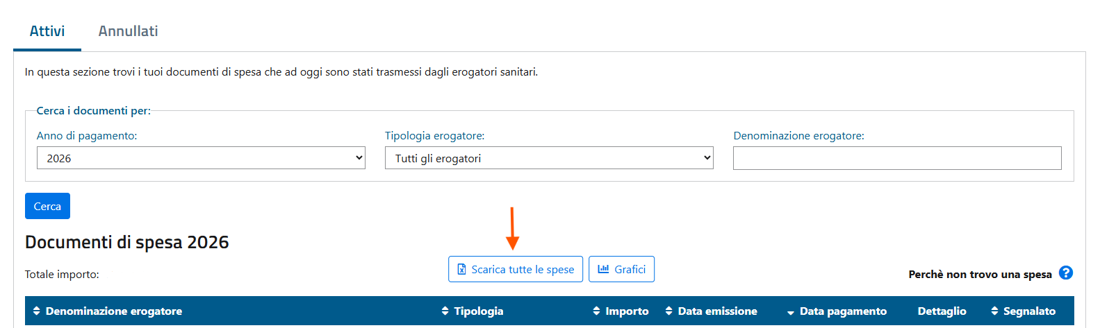 scaricare file excel tessera sanitaria immagine da usare